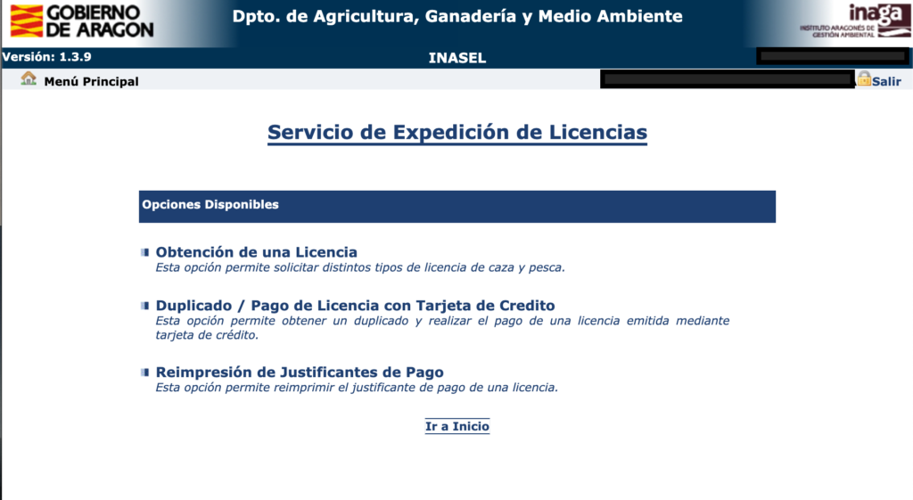 Licencia de pesca Aragon- 2