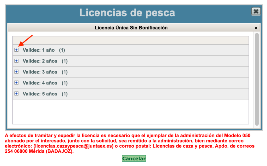 Licencia de pesca Extremadura - 4