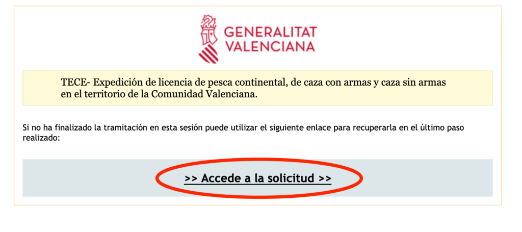 Licencia de pesca fluvial Online Comunidad Valenciana - 3