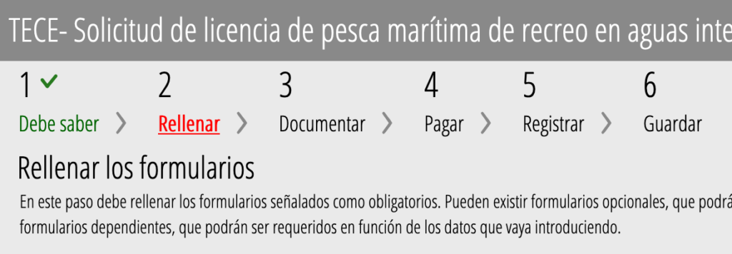 Licencia de pesca maritima Online Comunidad Valenciana - 6