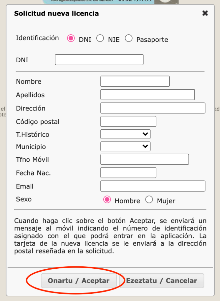 Licencia pesca fluvial online Euskadi 2