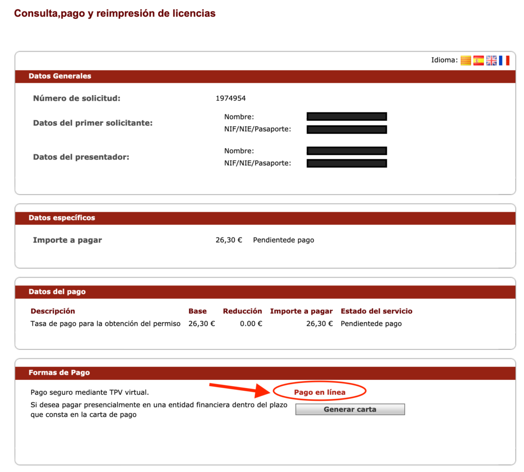Licencia pesca online Cataluña 9